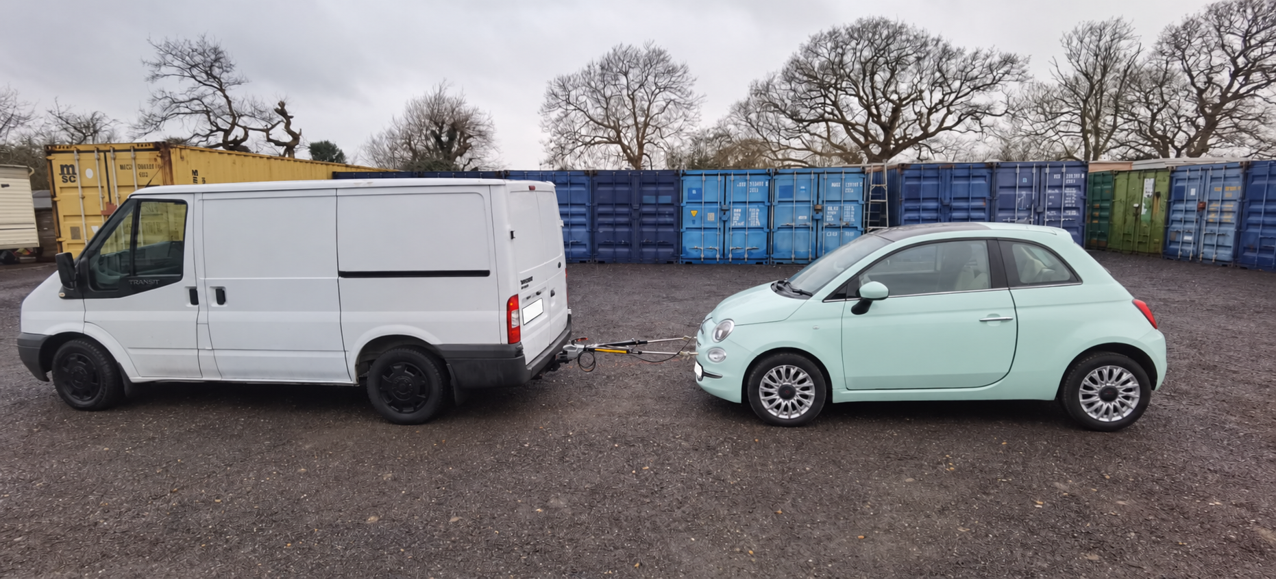 Fiat 500 installation example