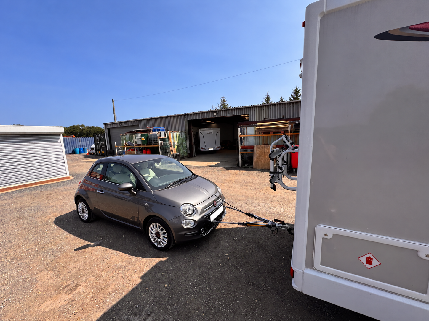 Fiat 500 TowGlide installation