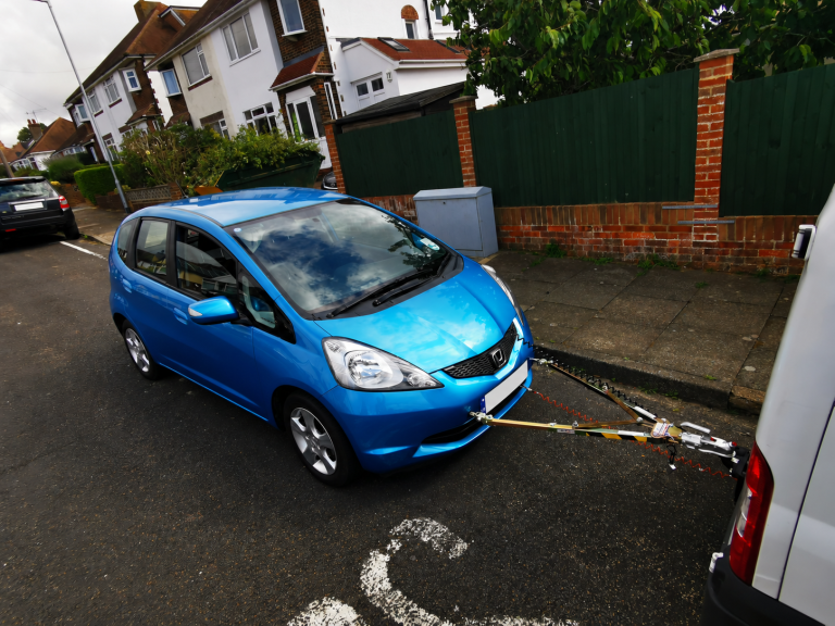 Honda Jazz towing installation