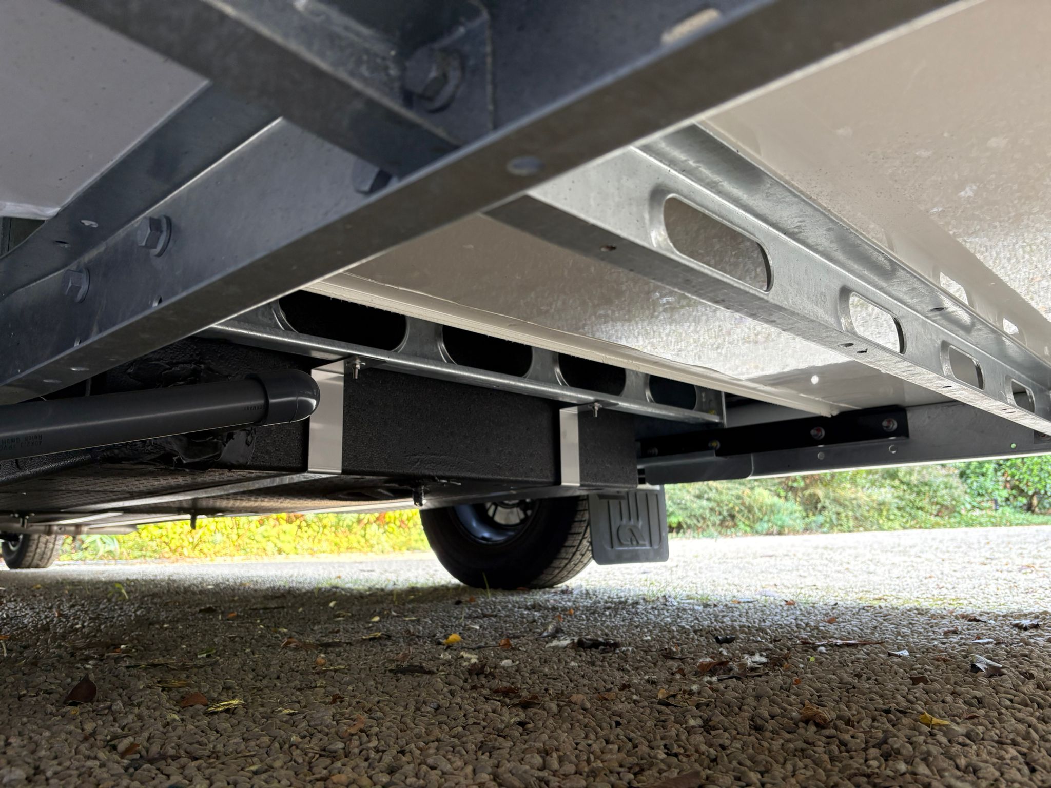 Chassis extension framework and crossmembers