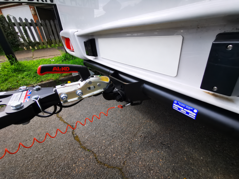 TED2 completed towbar installation